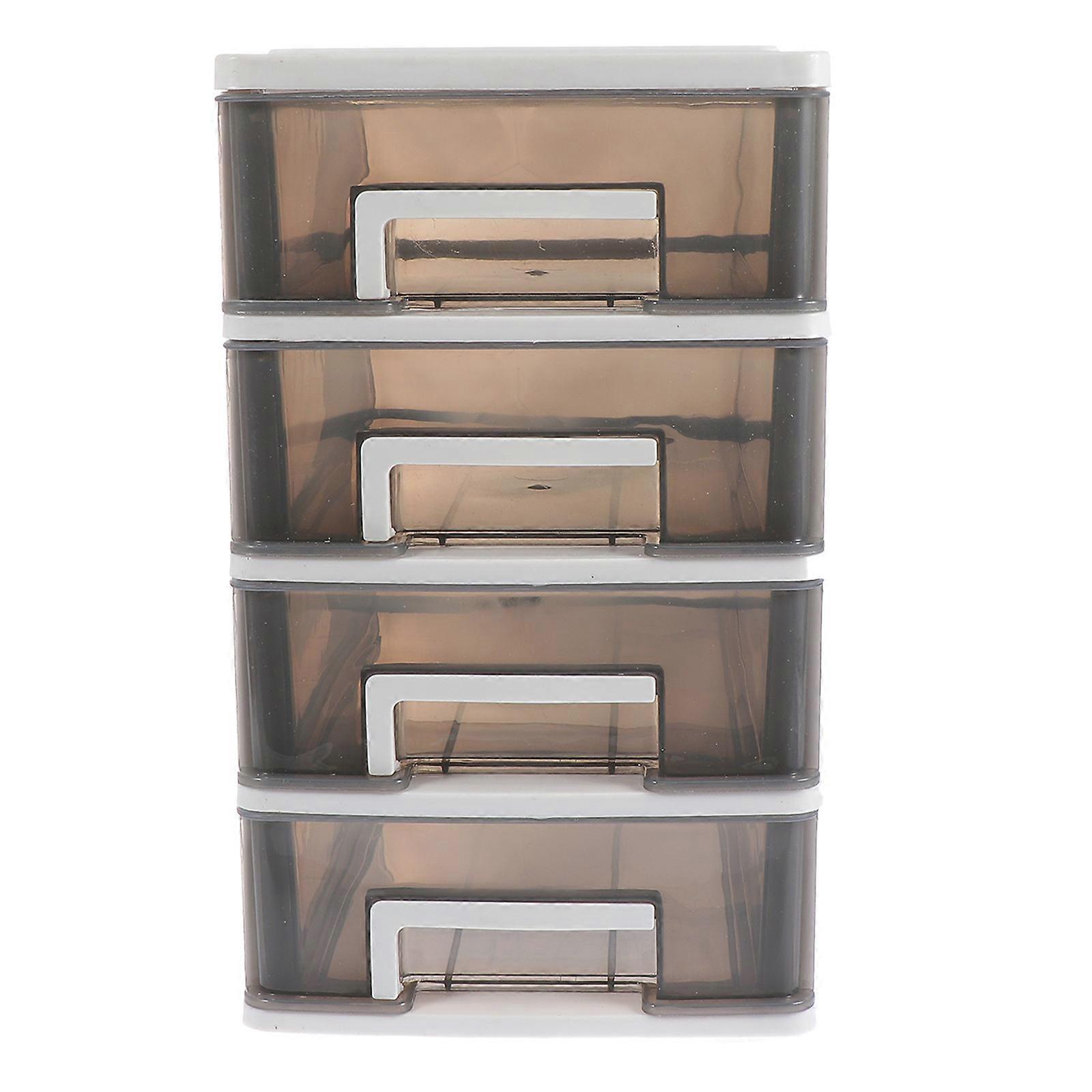 Multi-Layer Storage Container Drawer Type Box for Cosmetics Use 1Pcs