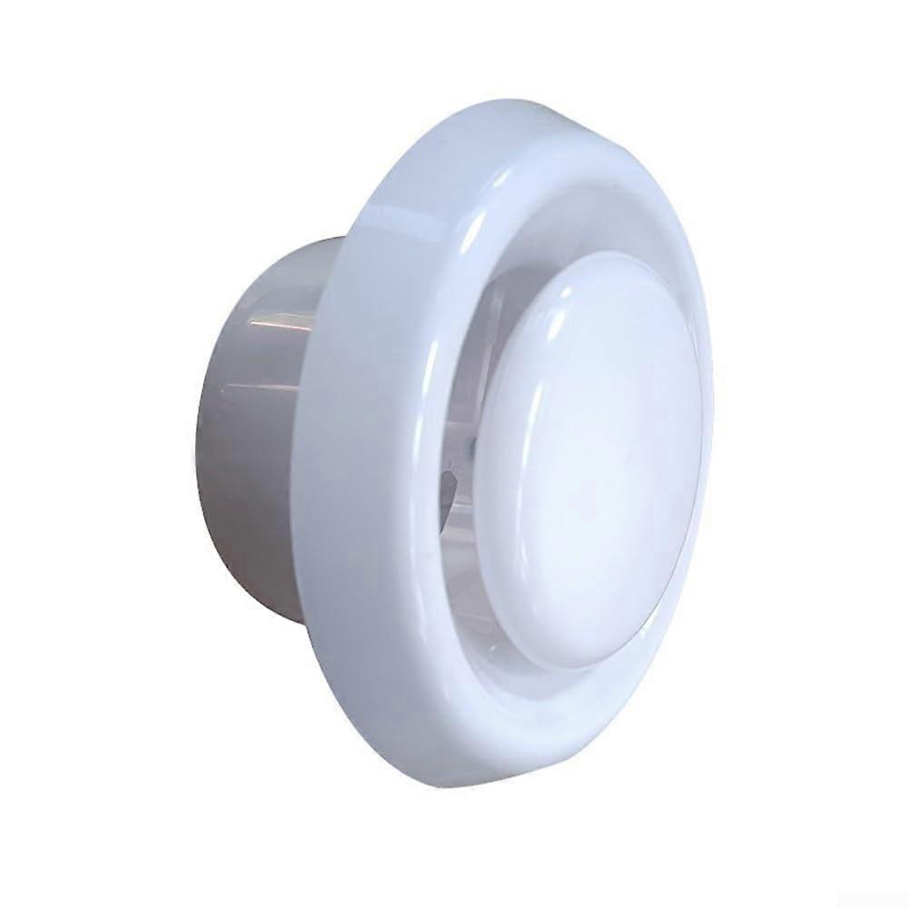 4 Inch Bathroom Extractor Fan Vent Cover ABS, Flush Mount for Wall or Ceiling Installation
