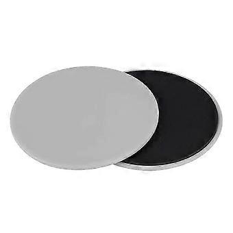 2025 2PCS Exercise Sliding Gliding Disc Fitness Core Slider Sport Full Body Workout (gray)