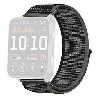 Correa de nailon para reloj Garmin Venu X1, suave, transpirable, con cierre de cinta mágica, elástica.