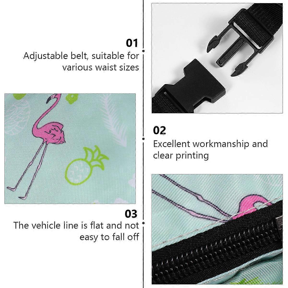 Sports Waist Pouch for Storage Durable Polyester Material