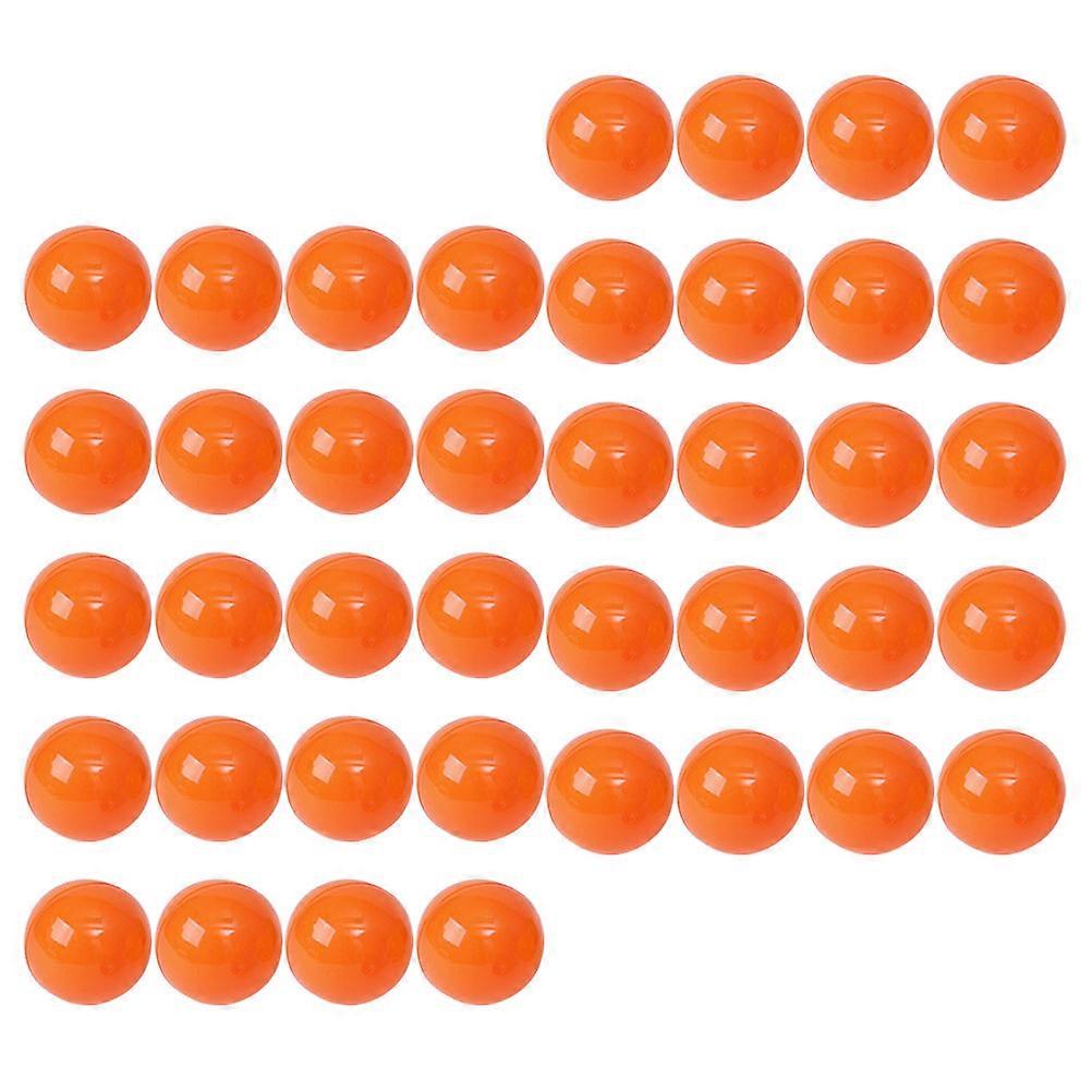 Orange PVC Balls for Decor with Openable Design 100pcs Bright Colored Game Balls