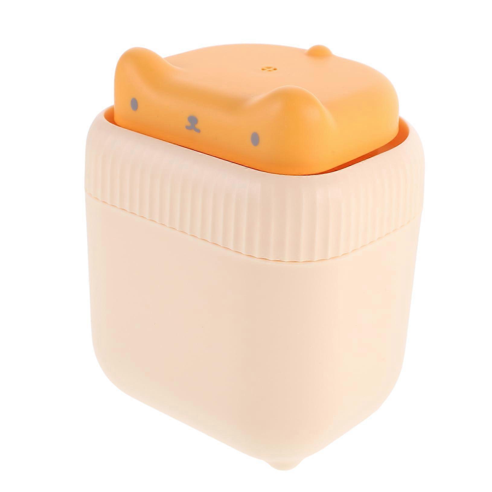 Kitchen Soap Dispenser Pump with Easy Press, Refillable Modern Design for Kitchen Sink, Yellow