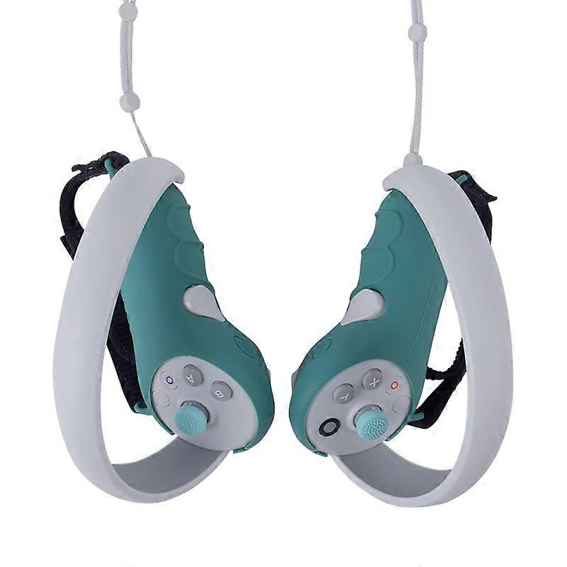 Silicone AntiSlip SweatProof Ergonomic Cover Sleeves for PICO 4 Controller Green