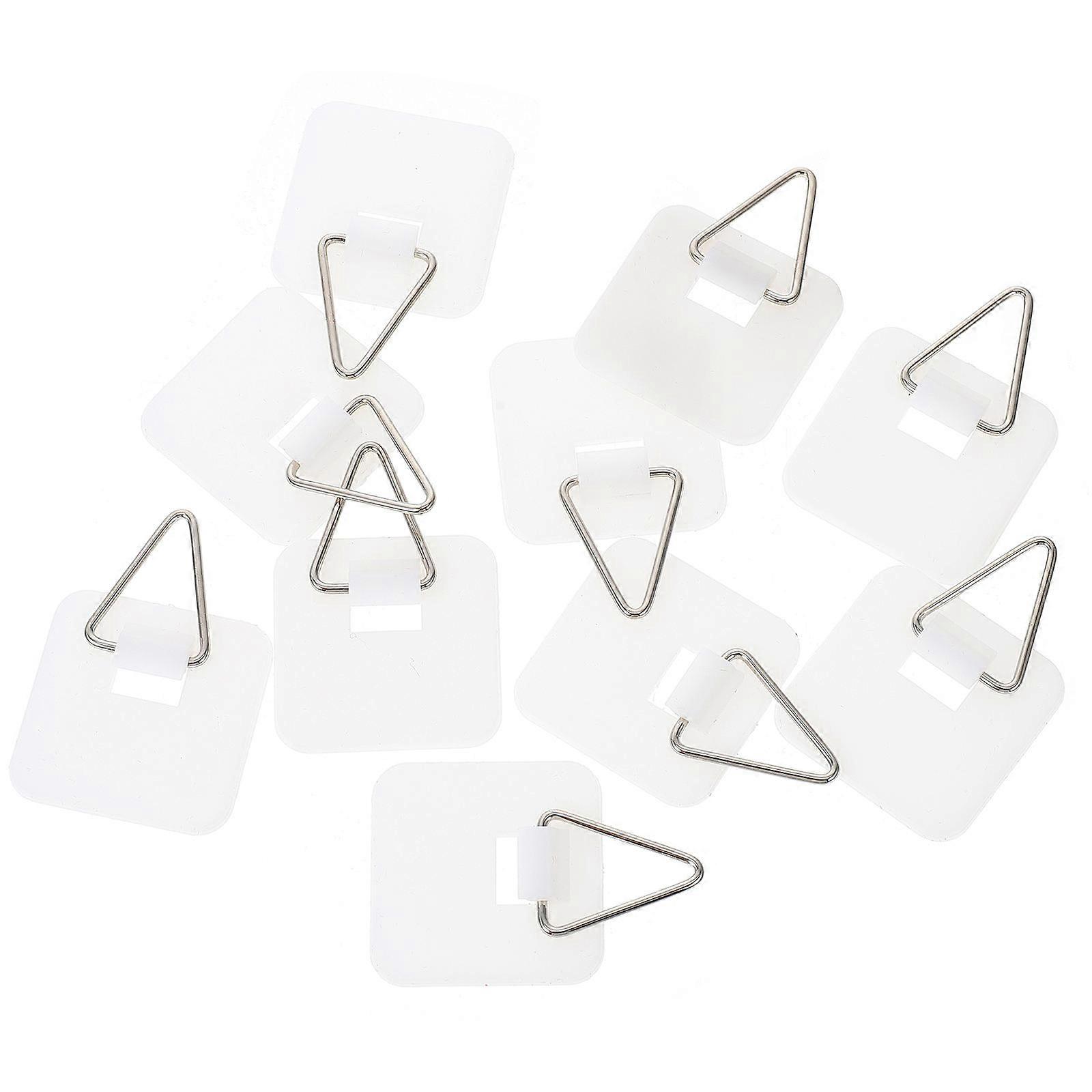 Dish Storage Hook for Kitchen Use with 50Pcs White Hanging Hooks