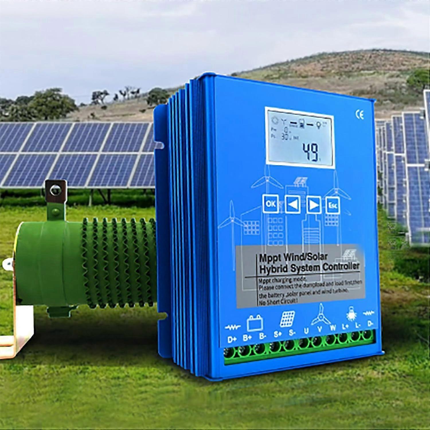 Hybrid Solar Wind Charge Controller 20000W 12V MPPT Boost Charging for Off Grid Battery Systems