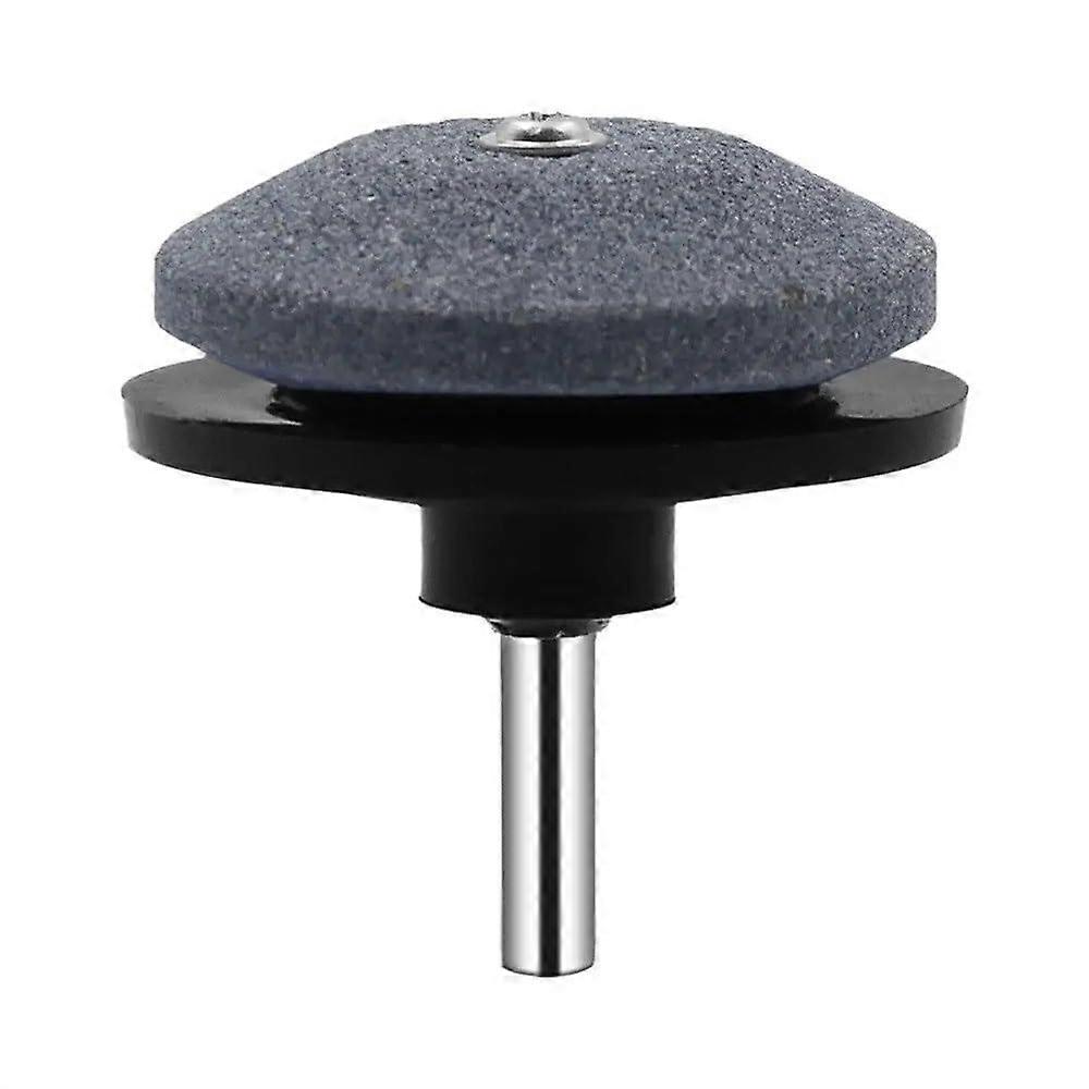 Lawn Mower Blade Sharpener and Balancer Tool, Universal Drill Compatible, Fast Sharpening, Black LD100