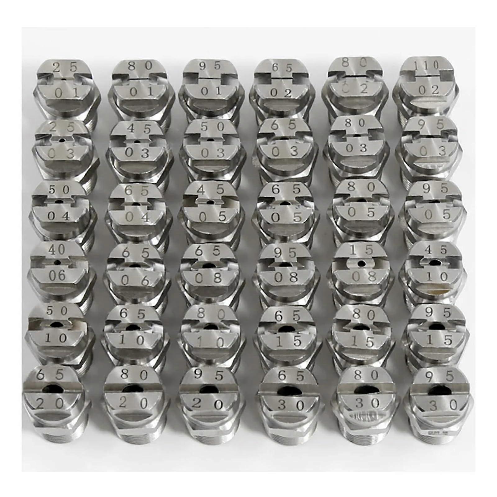 Stainless Steel Pressure Washer Nozzle Quick Connect Adjustable Flat Fan Spray Tip Rust Resistant