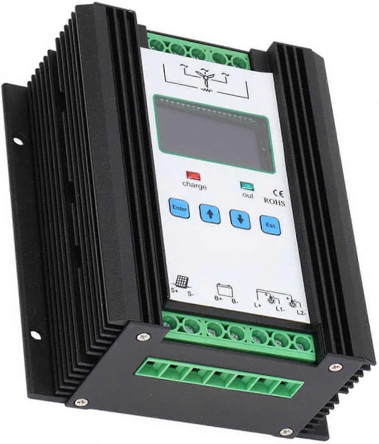 24V Wind Solar Hybrid Charge Controller with LCD Display and Multiple Load Management