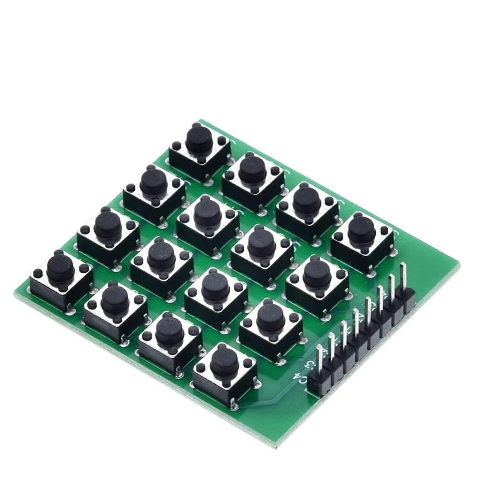 4x4 Matrix 16 Button Keypad Module for Arduino and Breadboard Compact 16Key Input