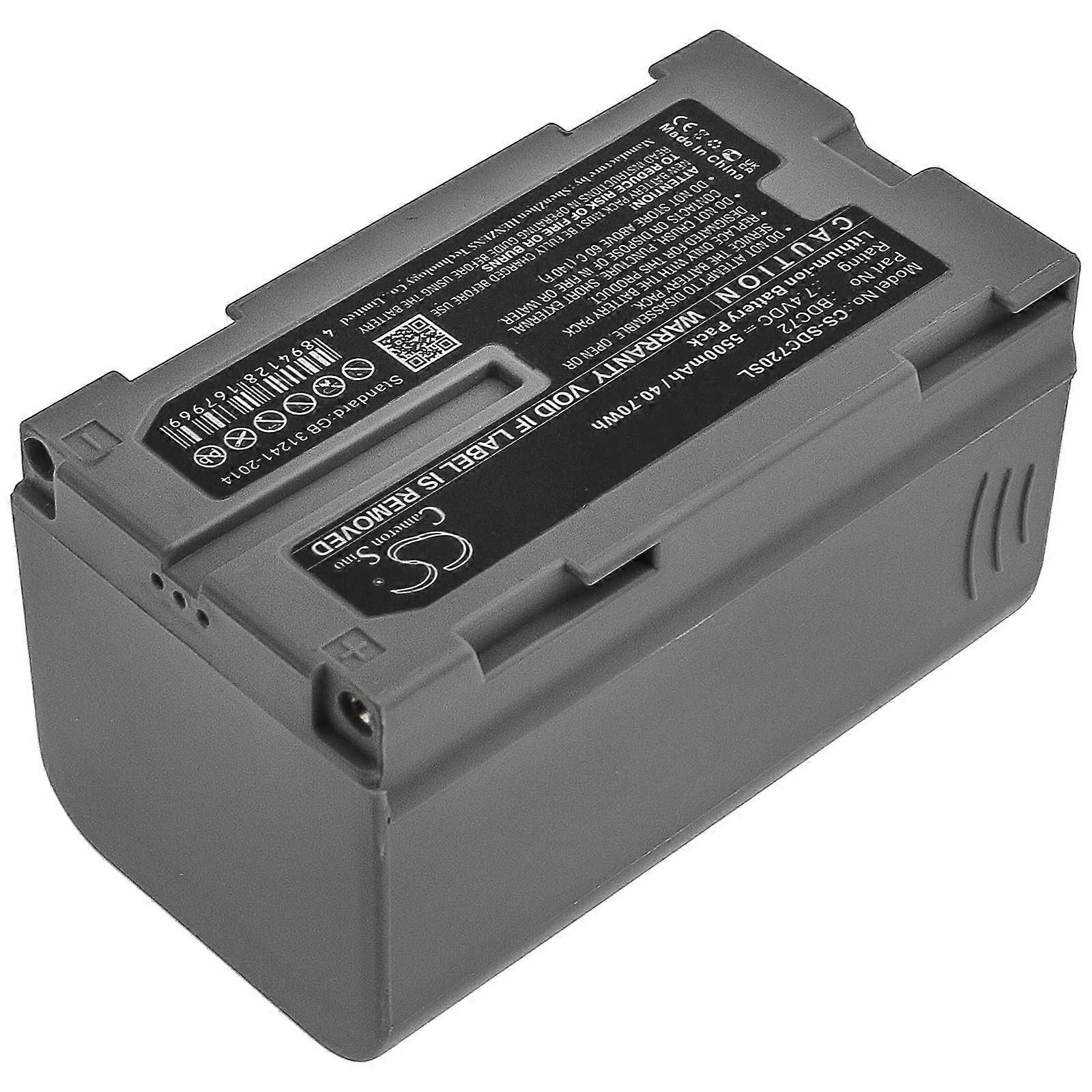Battery for Topcon Total Station 5500mAh LongLife RC5 Replacement with Extended Runtime Power
