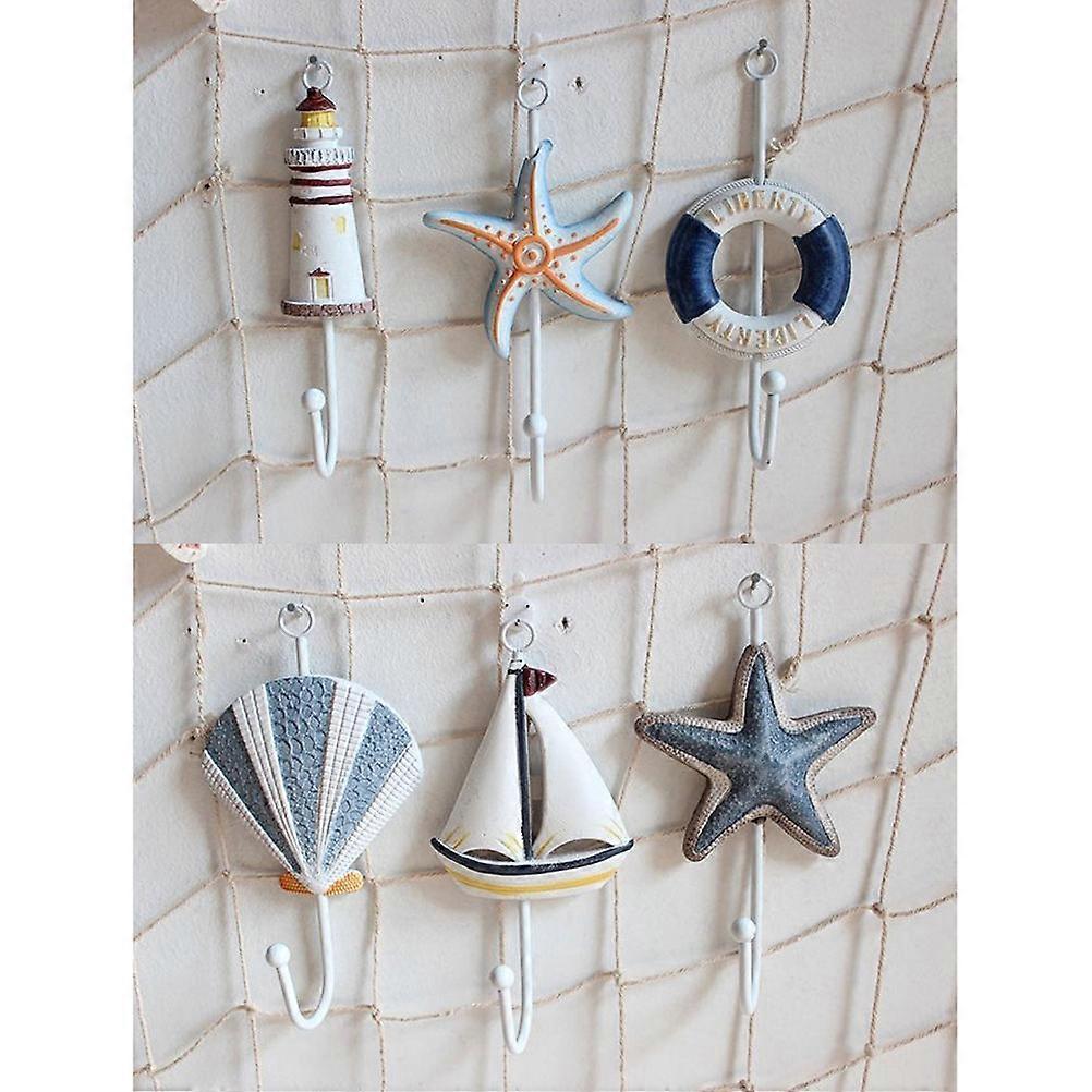 Nautical Theme Hook Sea Fish Hook for Bathroom Hanging