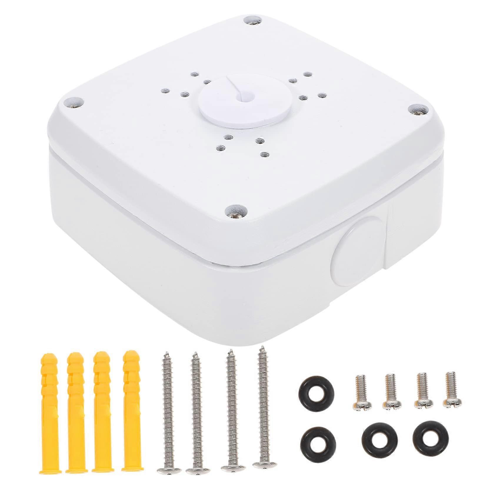 Security Camera Mount Aluminum Alloy Dome Junction Box with Protected Cable Management