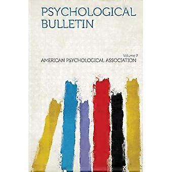 Psykologisk bulletin bind 7