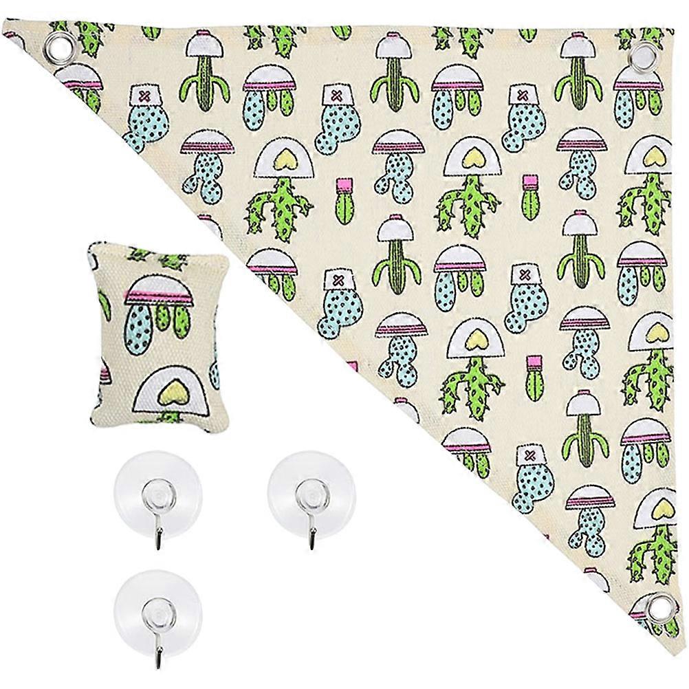 Hanging Reptile Hammock Lizard Canvas Hammock for 4Sets Pets