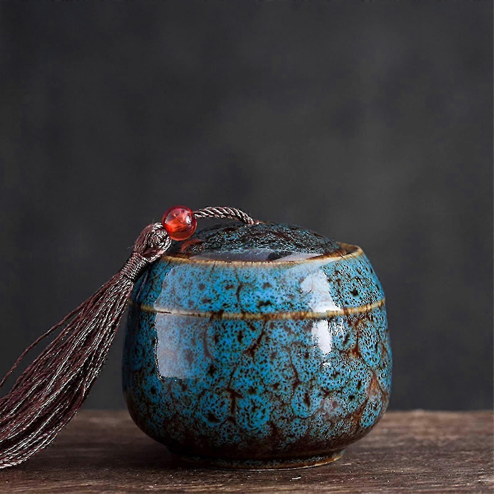 Small Hand Ceramic Keepsake Urns compatible Human Ashes, Mini Cremation Urns compatible Funeral