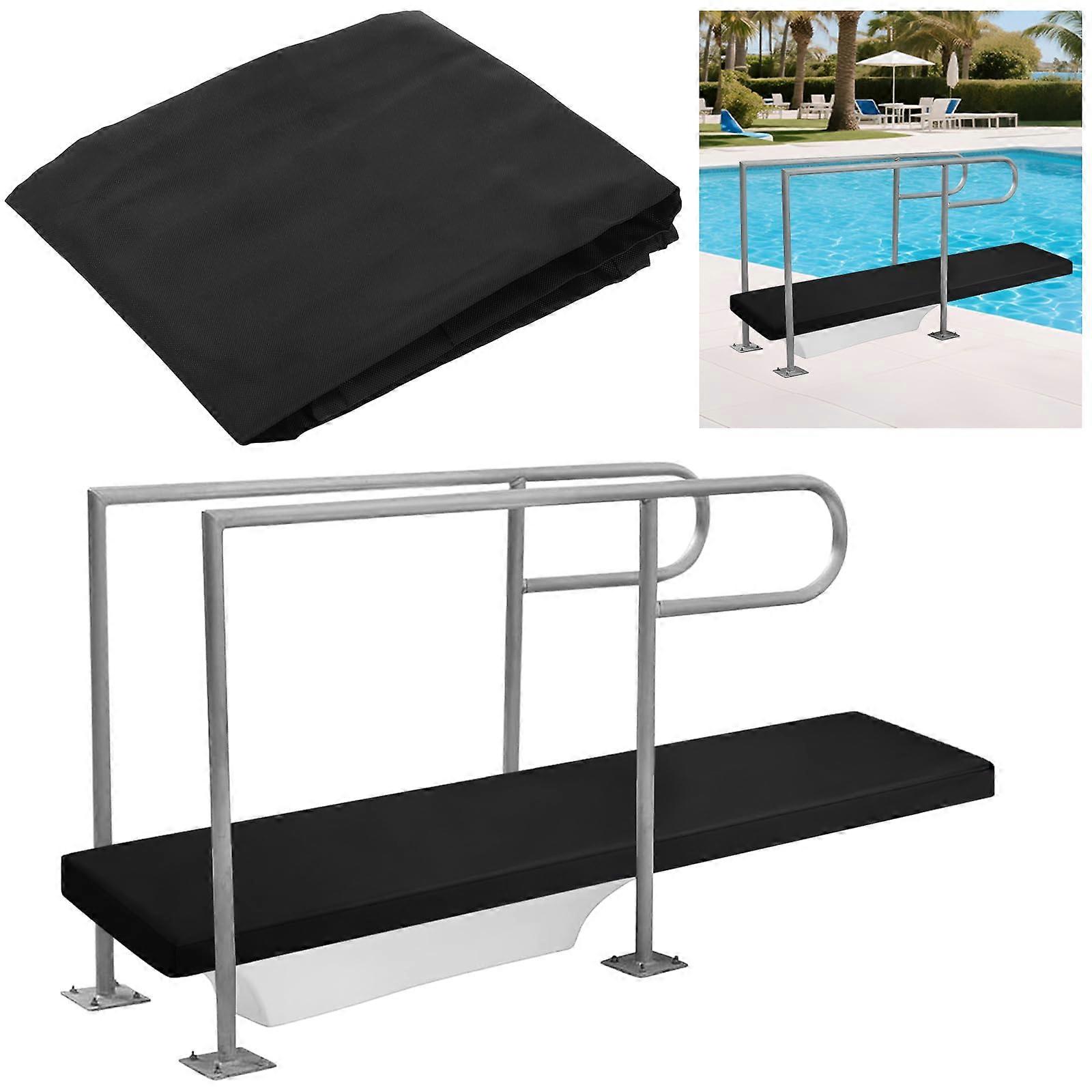 6ft Diving Board Cover UVResistant 420D Oxford Pool Protector with Secure Drawstring Fit