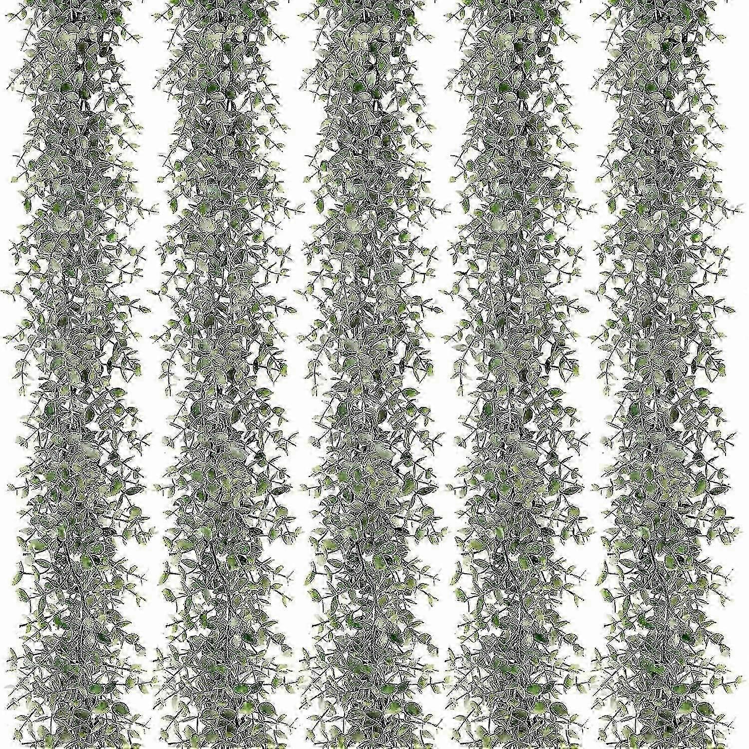 Faux Eucalyptus Vines 5 Packs 30ft for Backdrop Table Decor