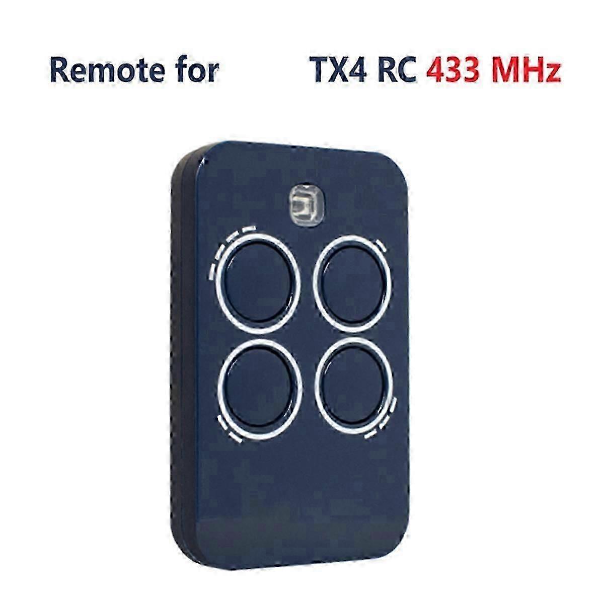 For TX4 Rolling Code 433MHz Remote Control Garage Door Opener