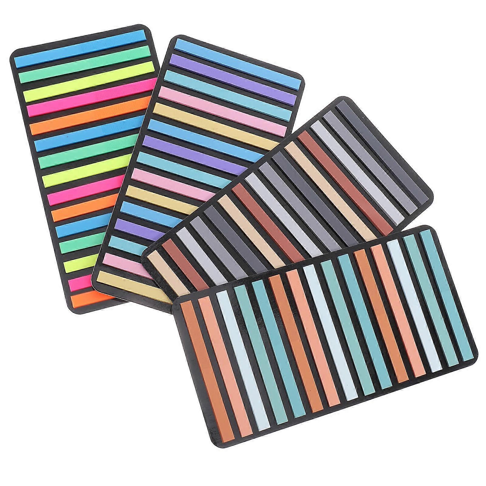 Colored Reading Strips Bookmarks for Highlighting 20Sets Portable Tabs