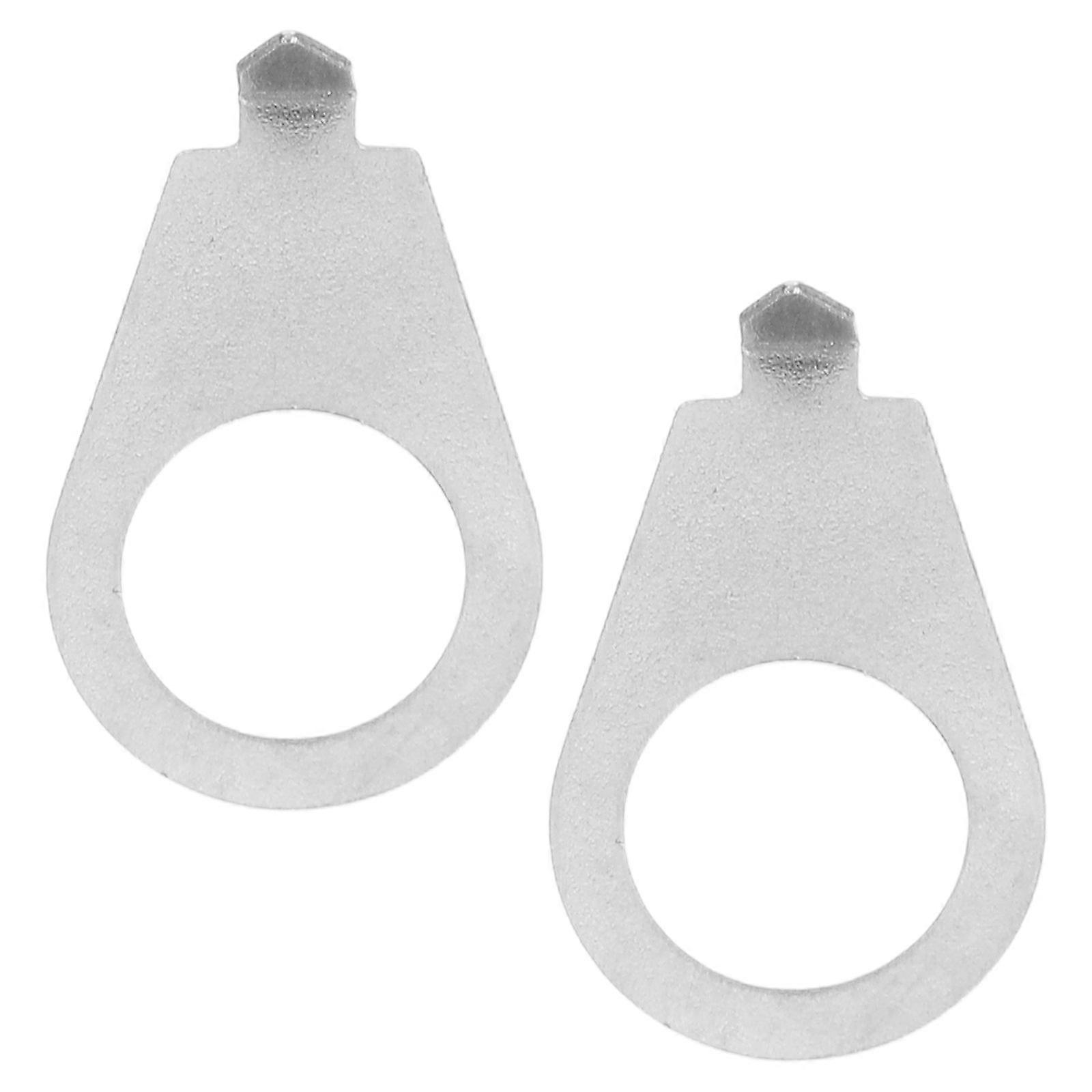 2pcs Guitar Knobs Pointer Plate 9.7MM Volume Tone Control Knobs Pointer Guitar Volume Tone Knobs Control Knobs Pointer Electric Guitar Knob Pointer Gu