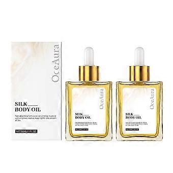 Aceite corporal nutritivo de seda de 50 ml con extracto de proteína natural para una piel suave y radiante.