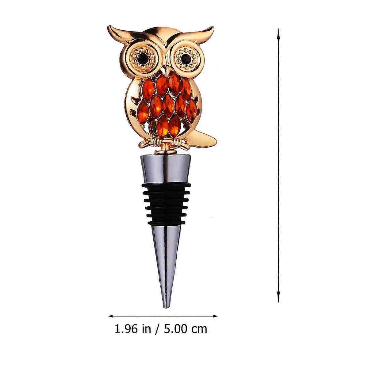 Owl Stoppers Creative Plug for Use 1Pcs Silver