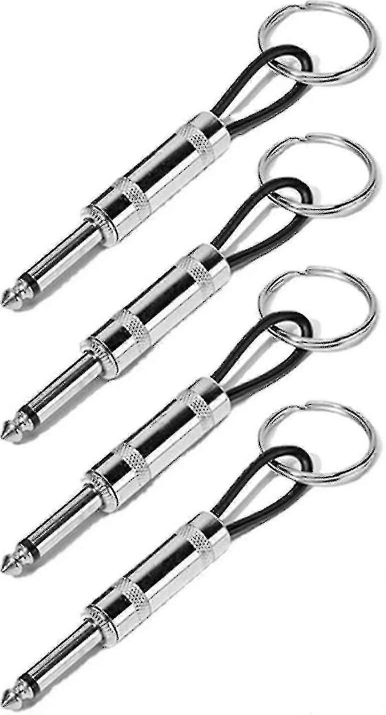 4Pcs Marshall Decorative Guitar Jack-Style Keychains