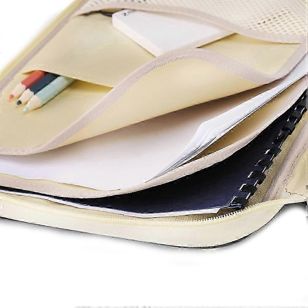 Porte-documents A4 à fermeture éclair, format professionnel, portable