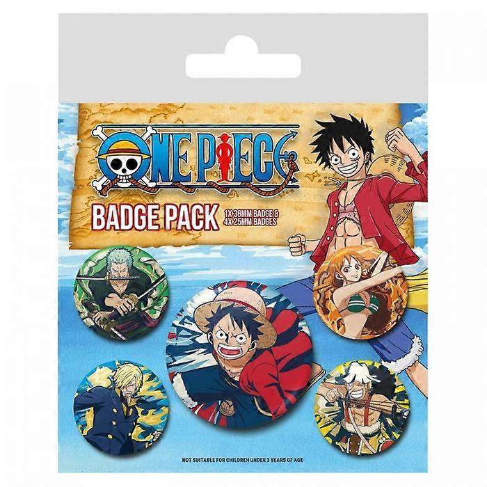 One Piece-karaktärsmärke (5-pack)