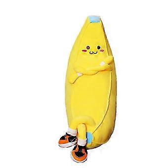 Banaan pluche speelgoed, schattig dierlijk fruit kussen voor geschenken