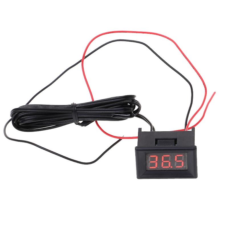 Digital Led Thermometer -40~120 Car Temperature Panel Meter Gauge Diy Tool