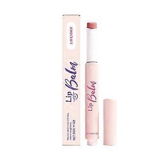 Bálsamo labial hidratante multifuncional de lavanda Amz - hidrata, dá volume e nutre os lábios para cuidados diários com a pele.