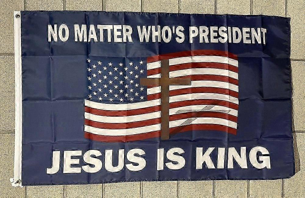 Jesus Is King Flag SJ076