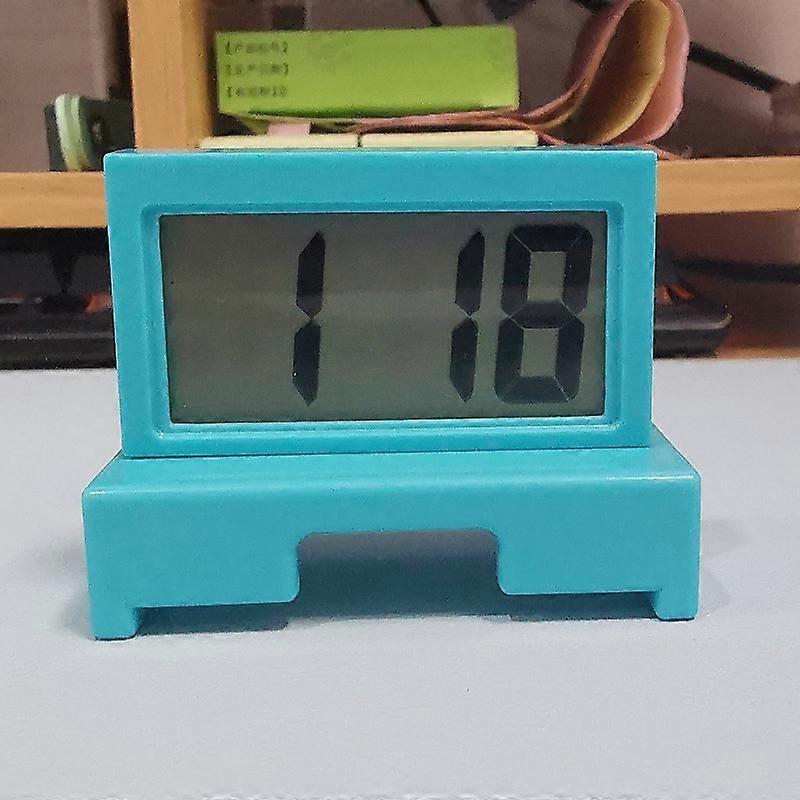 Large-screen home electronic clock with adhesive digital clock, upgraded version, car-mounted world time, rectangular, black, home version.