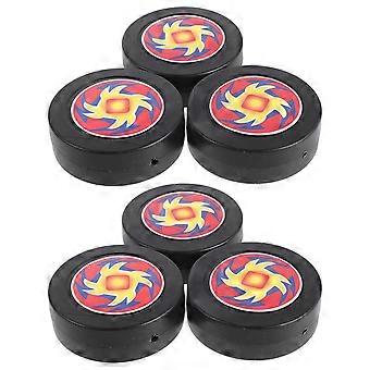 6pcs Street Hockey Balls: Roller Hockey Training Pucks - Practice Pucks Ball 2.7 Inch - Indoor Floor Play Set for Youth Street Outdoor Sports