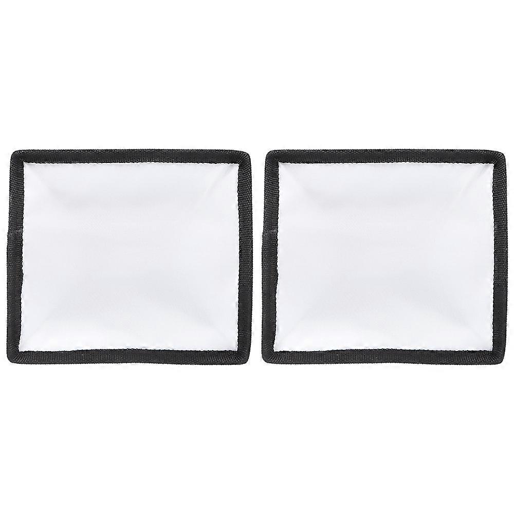 2PCS Diffuser Sock 15x17cm Foldable Diffuser Square Video Light Cover Accessory