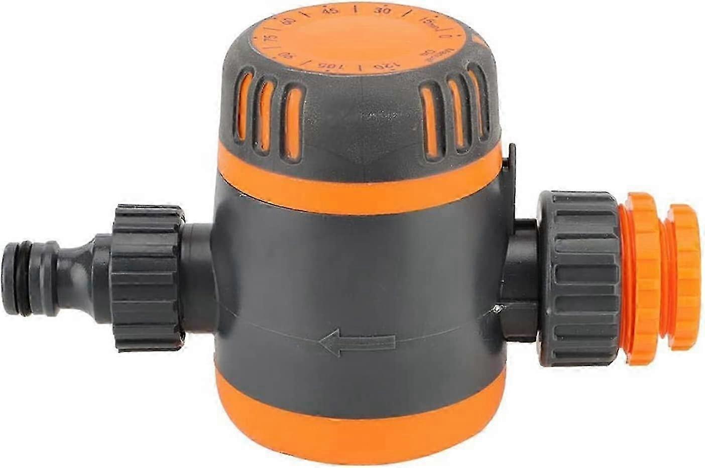 Garden water timer with battery-free electronic irrigation controller for mechanical synchronization