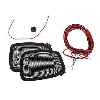 Tappetino riscaldato in vetro elettrico Defoggers Specchio laterale Cuscinetto riscaldante Riscaldatore per specchietto per auto per Dc 12v per camion per auto