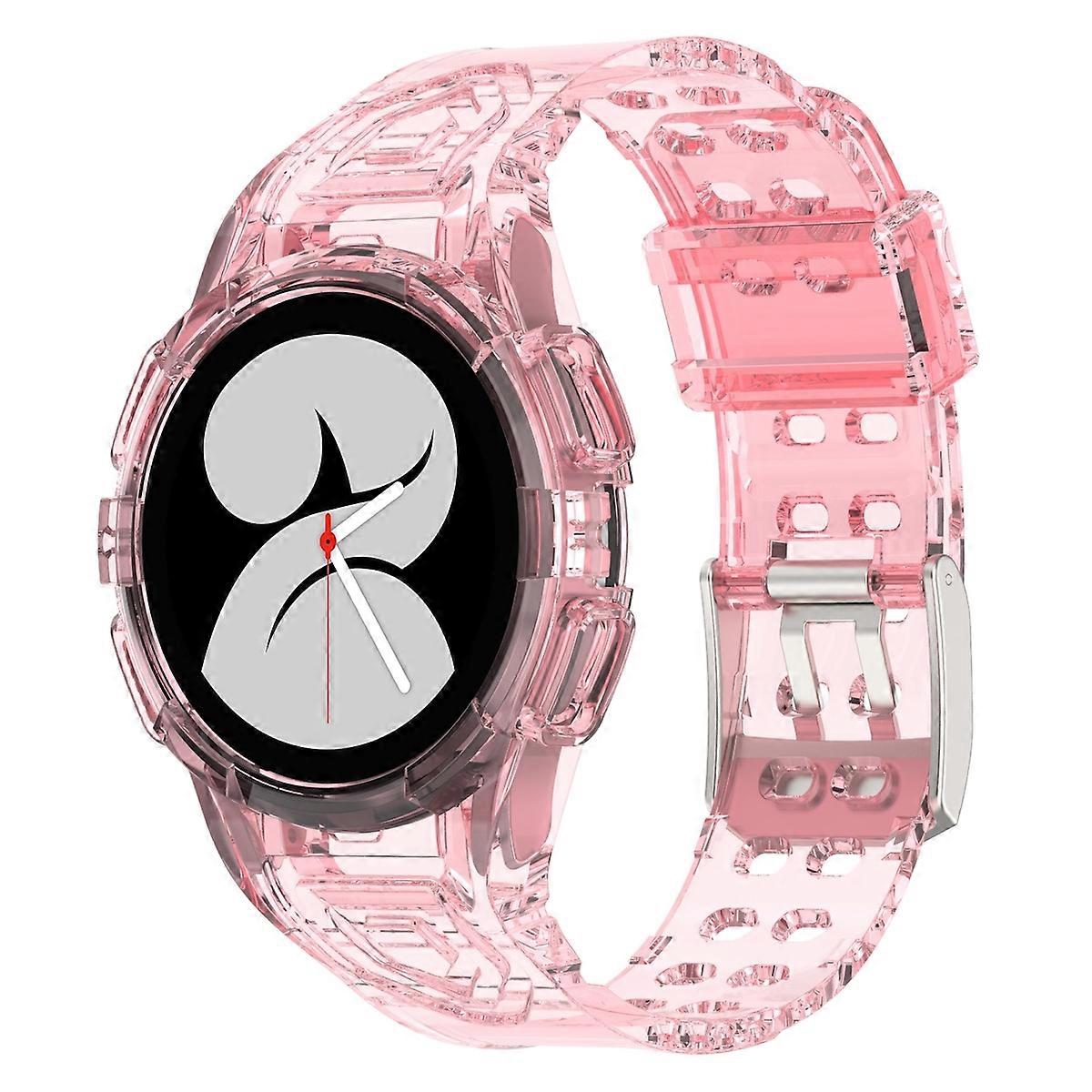 Silicone watch strap with integrated case for Samsung Galaxy Watch 5 Pro 45mm
