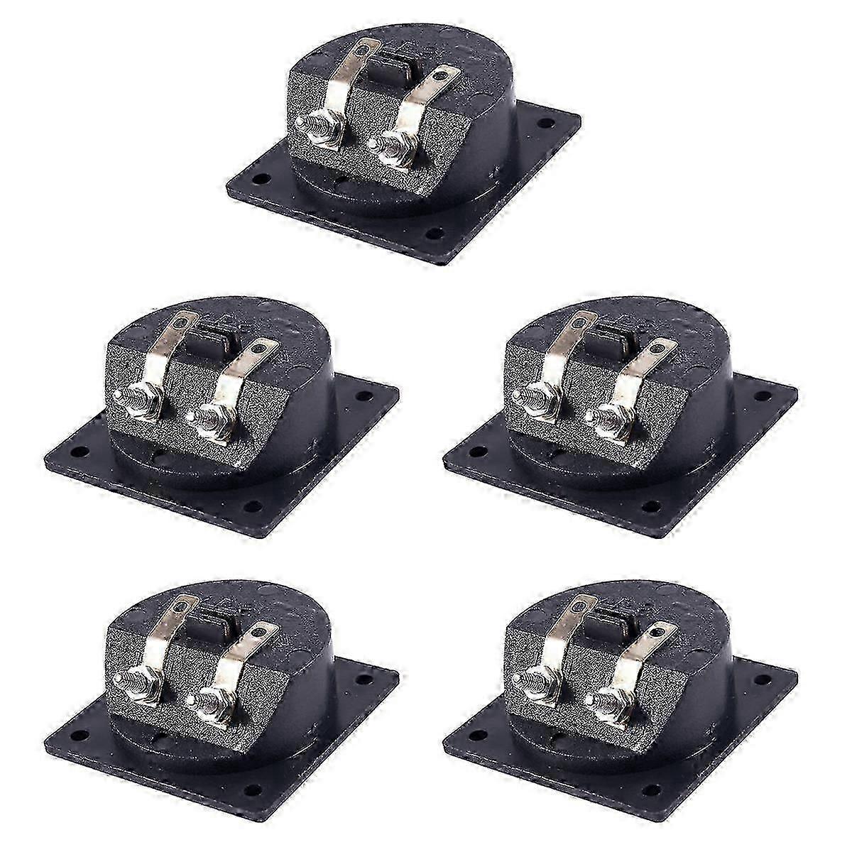 2026 Suitable Square Shape Double Binding Post Type Speaker Box Terminal Cup Black