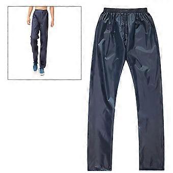 Doppellagige Outdoor-Radhose Regenfest Wasserdichtes Motorrad Reiten Regenhose Angelhose für Camping Wandern Klettern Bootfahren Jagd - Si