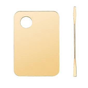 Makeup Mixing Palette Set with Stainless Steel Spatula for Hygienic Blending and Shade Matching