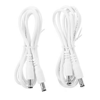 2pcs Nail Drill Handle Cables - DC Connection Cable compatible with Manicure Machine - Power Adapter compatible with Manicure Tool Replacement, 1 M