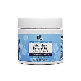 1-3X Seborrheic Dermatitis Cream, Scalp Treatment for Psoriasis & Folliculitis, Soothing Dry Itchy Scalp