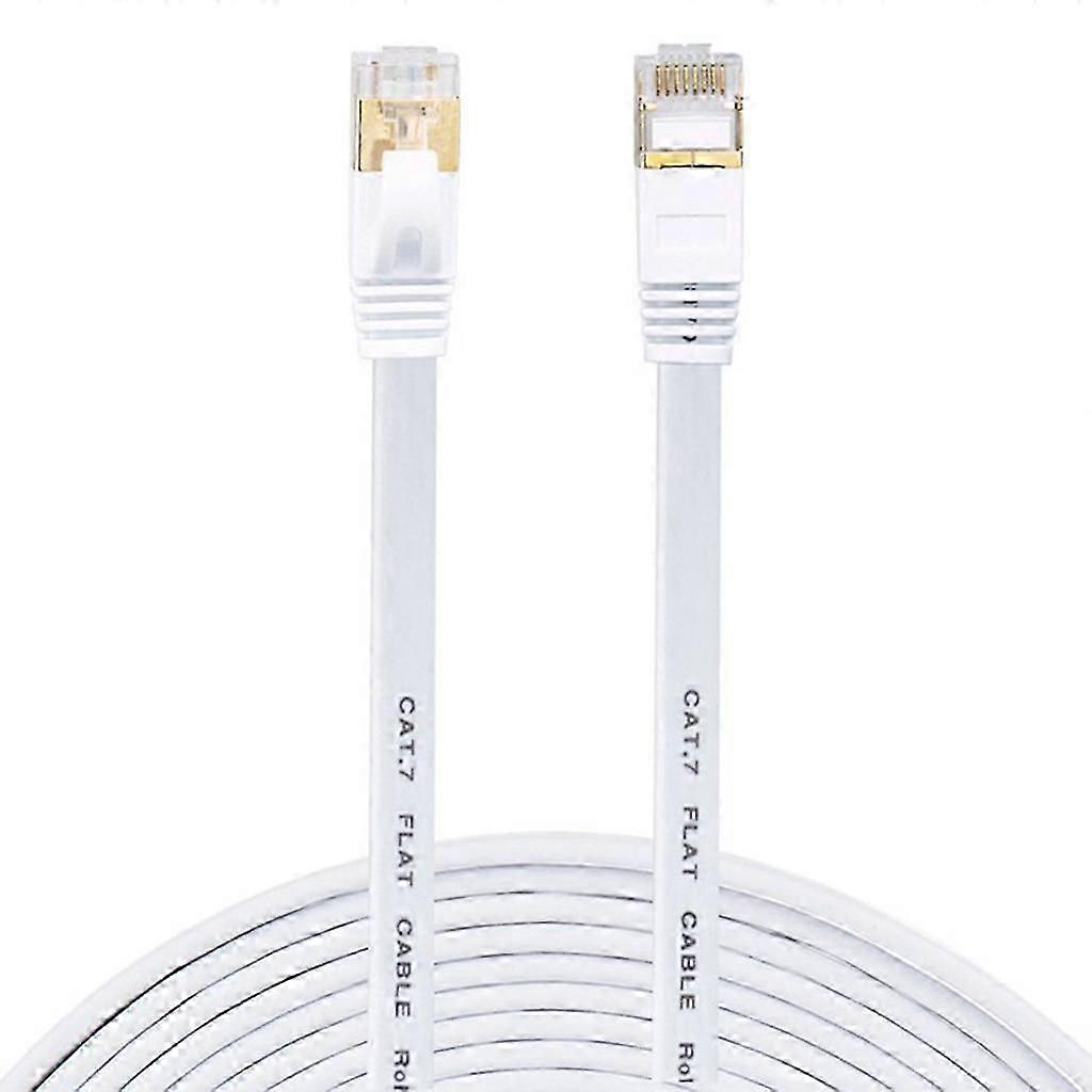 10G 3ft 6.5ft 10ft Double-shielded Flat Network Cable Oxygen-Free Copper Cat7