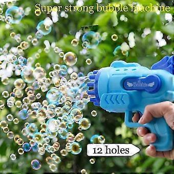 Automatic Soap Bubble Blaster - Fun LED Light Toy for Children's Outdoor Games