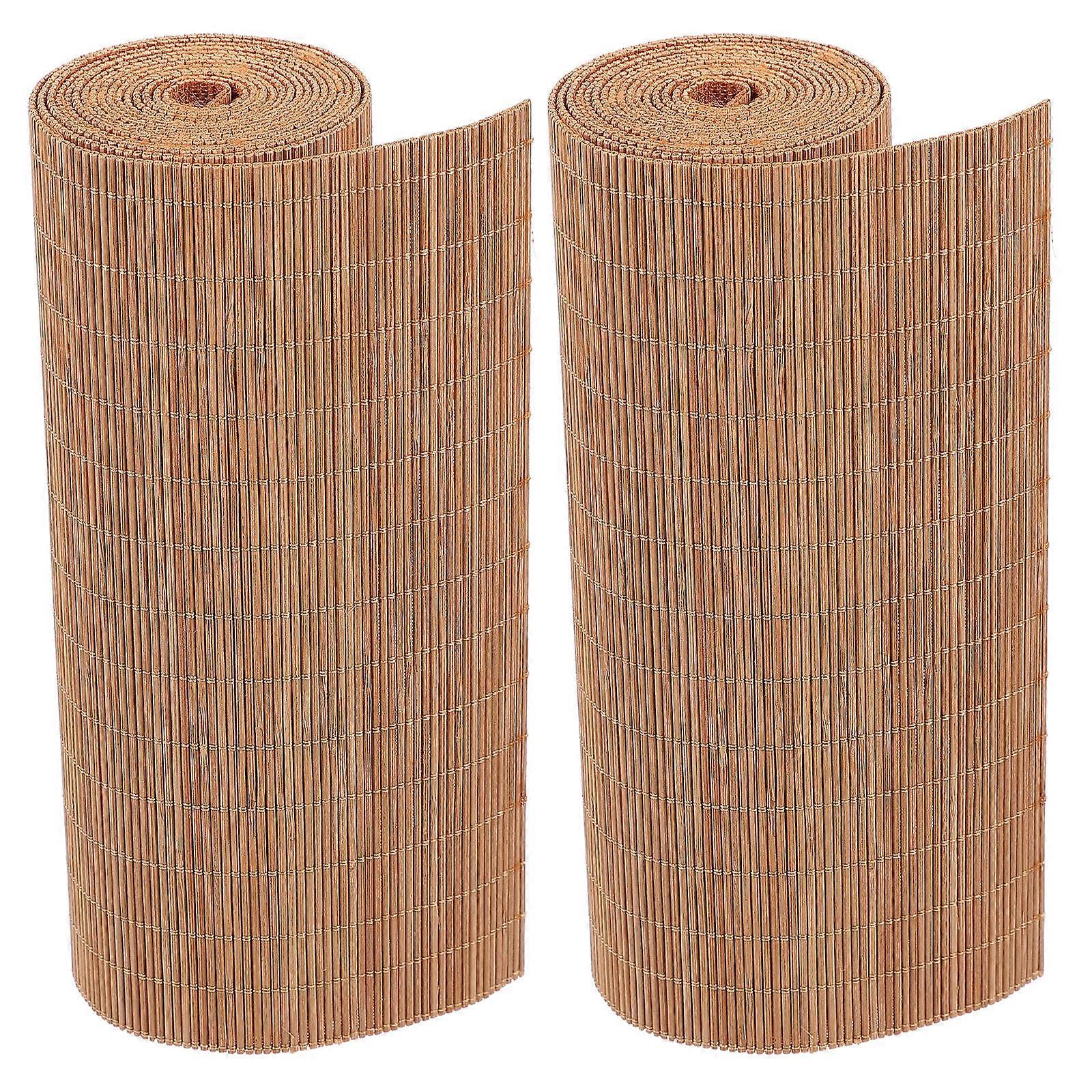 1pc Table Runner Table Placemat Borderless Bamboo Tea Mat for Tea House