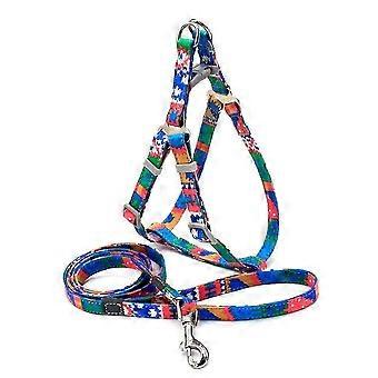 Pet chest strap-summer breathable vest dog chest strap-small and medium-sized dog rope