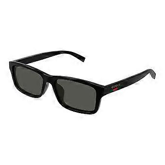 Gucci GG1986SA Asian Fit 001 Full Rim Black Men Rectangle Sunglasses UV3 Original